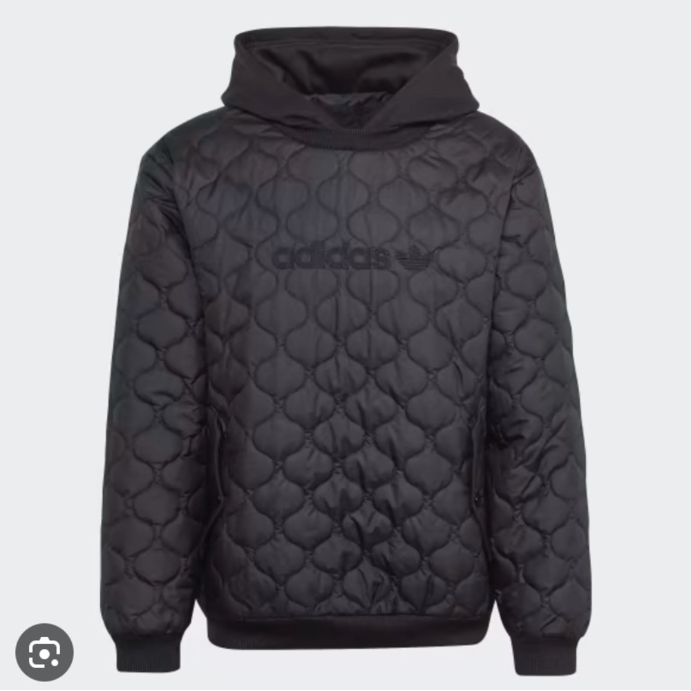 Adidas-New-Men’s Small-Originals Quilted hoodie